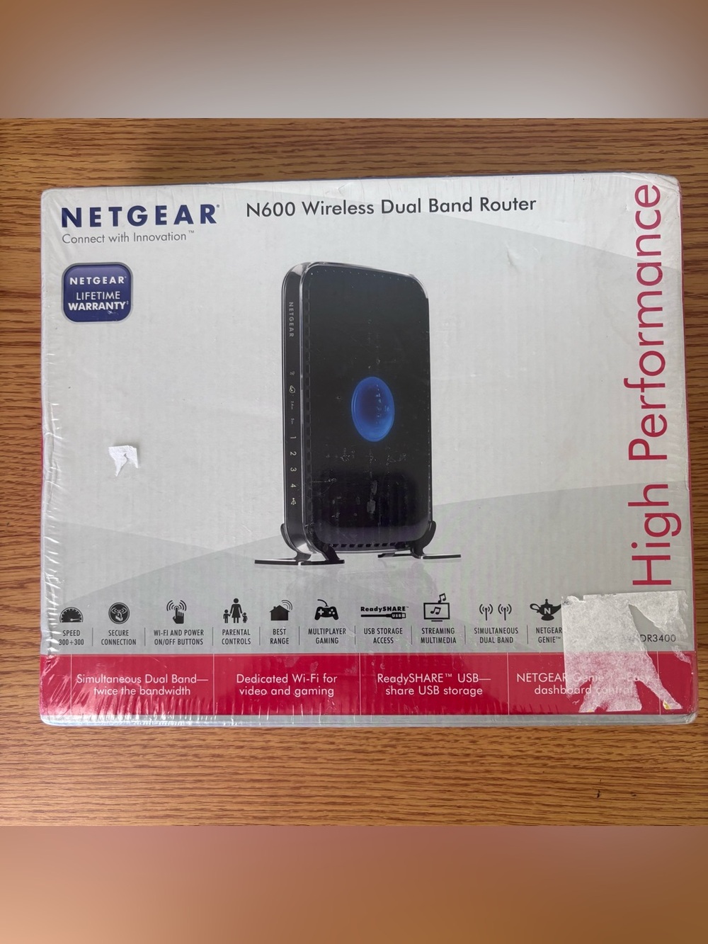 NETGEAR Black N600 Dual Band Wireless Router